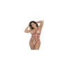 Body String, grande taille, chair et rouge 